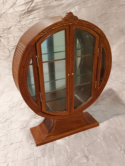 Swanson Deco Round Display, New Walnut