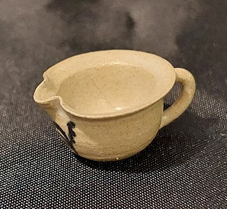 Earthenware Batter Bowl with Spout