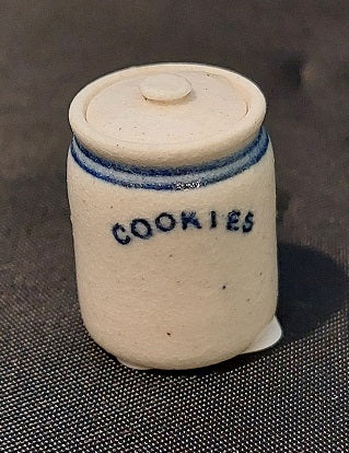 Cookie Jar with Lid, Pottery