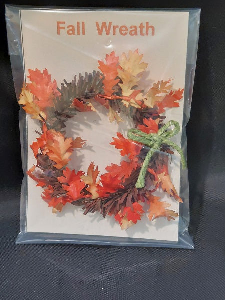 Wreath, Fall Leaves