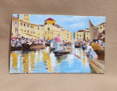 Oil Painting, Secret Venice Gondoloa Ride