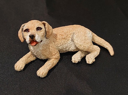 Lab Puppy, Yellow, Laying – Miniature Designs, Inc.