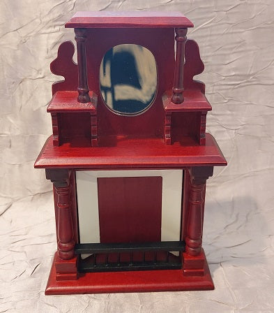 Victorian Fireplace, Mahogany