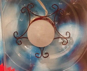 CSK057, Ornate Ceiling Light, Frosted Ball