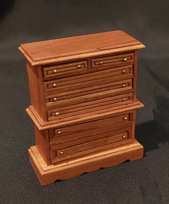 1/2" Scale Chest on Chest, Cherry