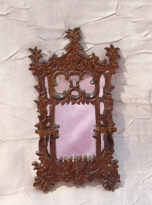 1/2" Scale Crown Royal Mirror, Walnut