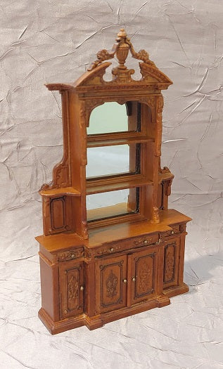 1/2" Scale Stanford China Cabinet, New Walnut