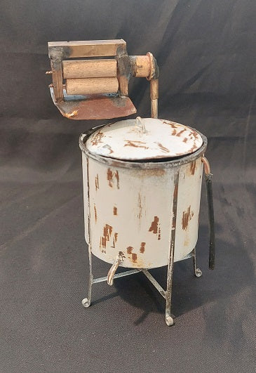 Old Metal Washing Machine