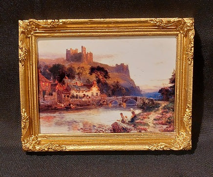 Framed Print, Hillside Castle