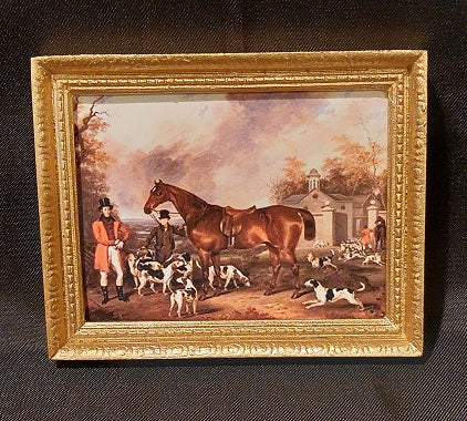 Framed Print, One Hunt