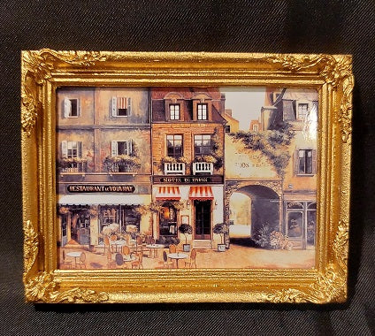 Framed Print, Shops of Paris