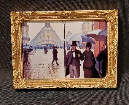 Framed Print, Rainy Streets of Paris