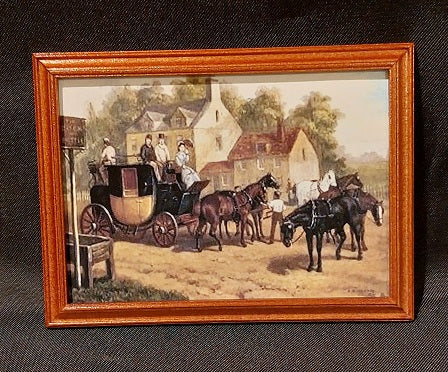 Framed Print, Stagecoach