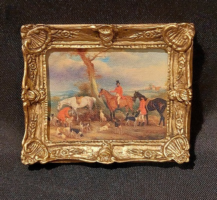 Framed Print, The Hunt Resting