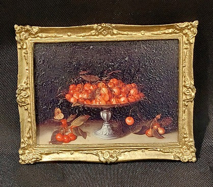 Framed Print, Compote of Cherries