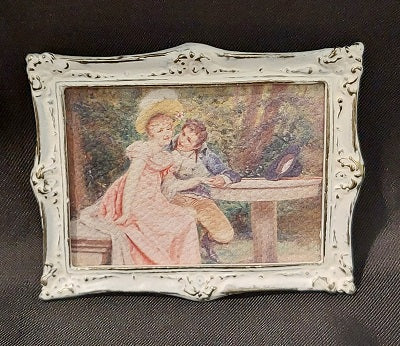 Framed Print, 1700 Lovers