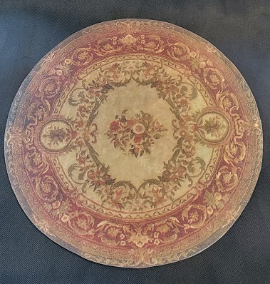 Rug, Round Oriental Style, #506