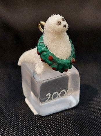 Hallmark Ornament, Seal, Ice Block, 2000