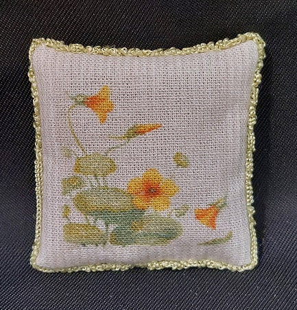 Pillow, Yellow Nastrurtiums