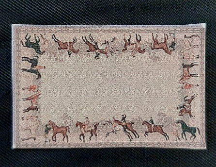 1/4" Scale Rug, Hunt, Tan