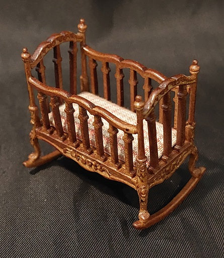 1/2" Scale Cradle, Walnut, Plaid