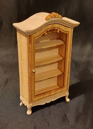 1/2" Scale Vitrine or Cabinet, Unfinished