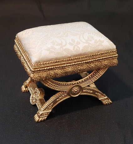 Tabouret Stool, 22KT Gilt