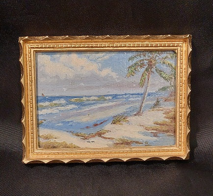 Framed Painting, Surf & Sand