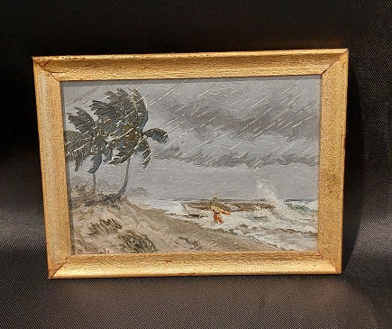 Framed Painting, A Gray Day