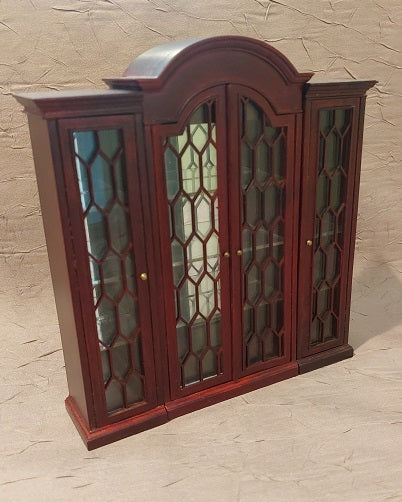 Normandy China Cabinet, Mahogany, 3pc