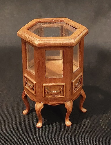 1/2" Scale Emporium Octagon Case, New Walnut