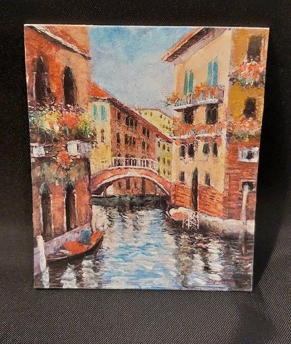 Oil Painting, Rio Del Greci Canal