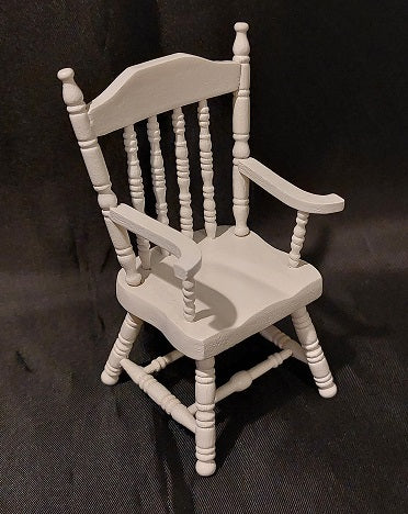 Kitchen Arm Chair, White