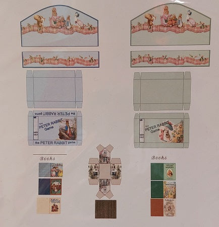 Wall Shelf Pattern Sheet, Peter Rabbit