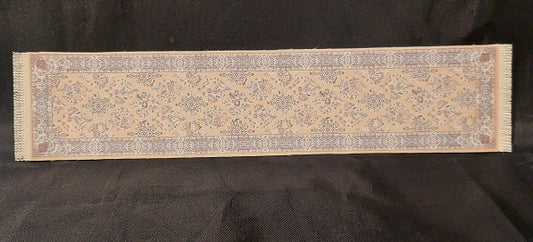 Runner with Fringe, Tan, Gray