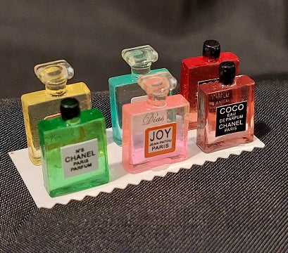 Perfume Bottles, 6pc