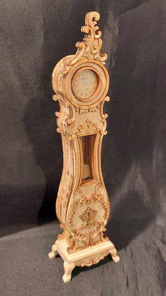 Tall Clock, Carved, Unfinished