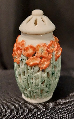 Cutwork Ginger Jar, Poppy, Large