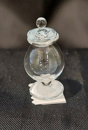 Glass Stemmed Candy Jar with Lid