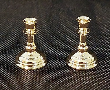 1/2" Scale Brass Candlesticks (Non-Electric)