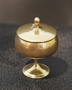 Brass Covered Compote Dish, B808