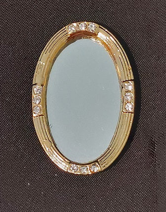 Mirror, Oval, 24KT Plated