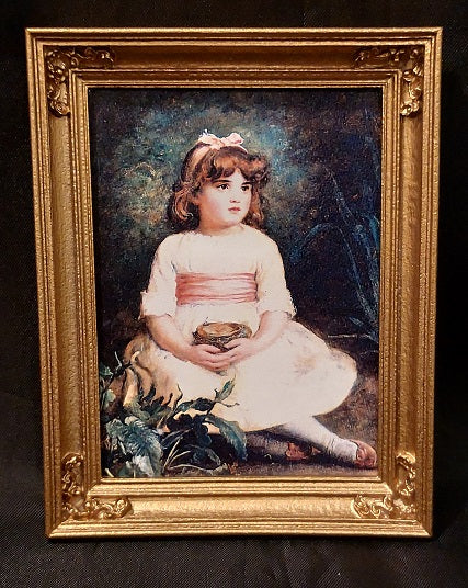 Framed Print, Young Girl Portrait, Large