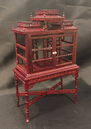 CJB102, Birdcage & Table Set, Mahogany, Large