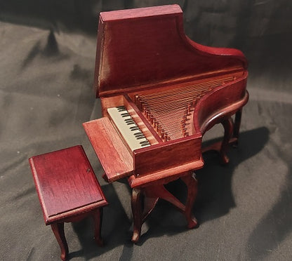 Harpsichord & Bench, Mahogany