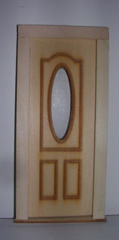 Oval Cut Out Door