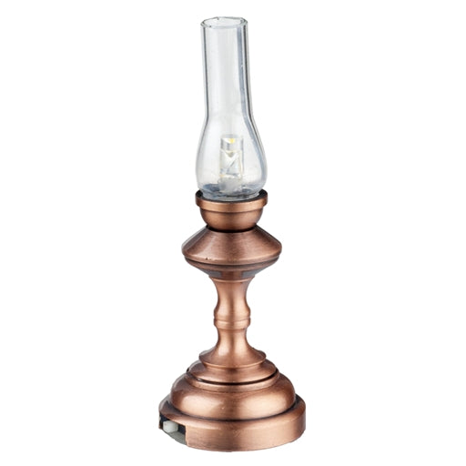 Copper Hurricane Lamp, LED