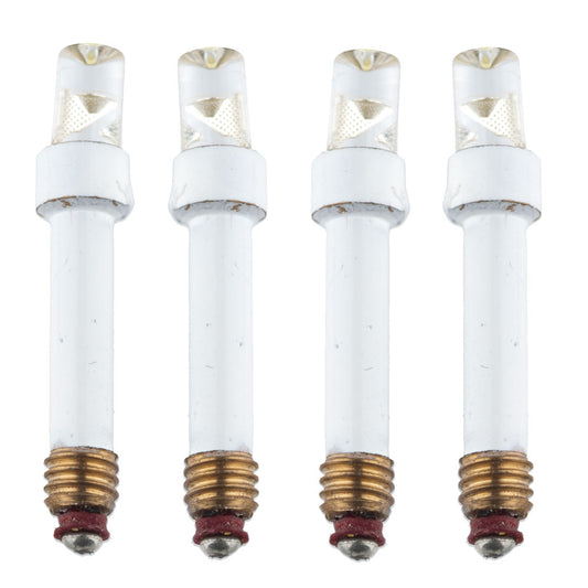 LED Screw Base Candle Bulbs, 4pc