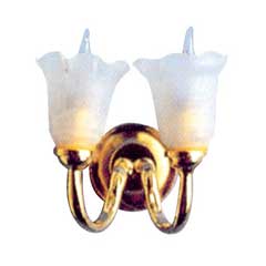 Double Frosted Tulip Wall Sconce