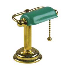 Bankers Desk Lamp/ Green